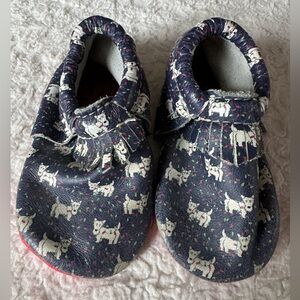 Freshly picked Westie terrier holiday lights size 5